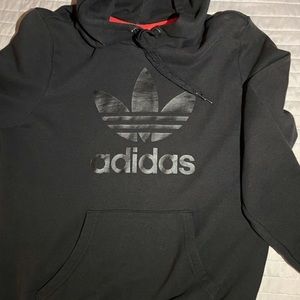 A black adidas hoodie